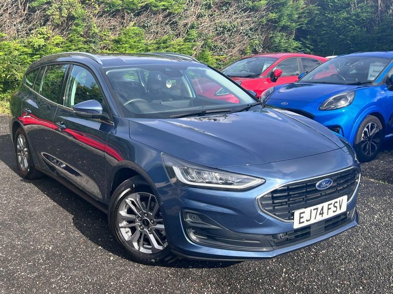 Ford Focus 1.0T Ecoboost Mhev Titanium Dct Euro 6 Ss EJ74FSV Blue #3