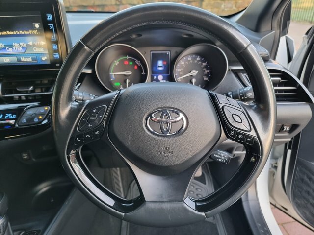 Toyota C-Hr 2019 1.8 Vvt-h Icon Suv Hybrid Cvt Euro YD69YFH White #6