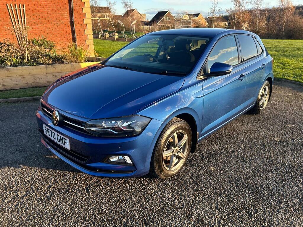 Volkswagen Polo Hatchback 1.0 Tsi Match Dsg Euro 6 Ss 2020 SR70GNF Blue #3