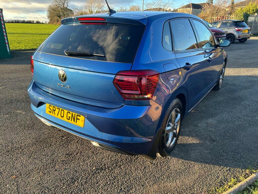 Volkswagen Polo Hatchback 1.0 Tsi Match Dsg Euro 6 Ss 2020 SR70GNF Blue #6