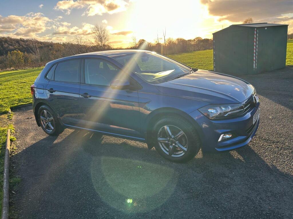 Volkswagen Polo Hatchback 1.0 Tsi Match Dsg Euro 6 Ss 2020 SR70GNF Blue #4