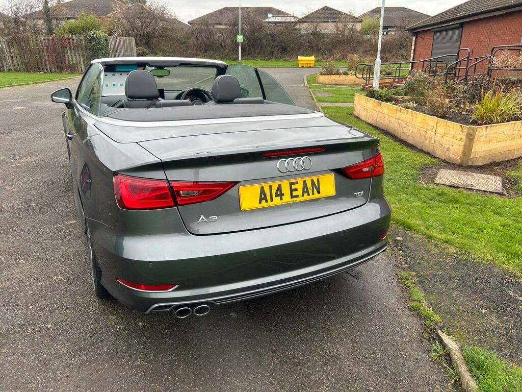 Audi A3 Cabriolet Convertible 2.0 Tdi S Line Euro 6 Ss 2015 Grey #6