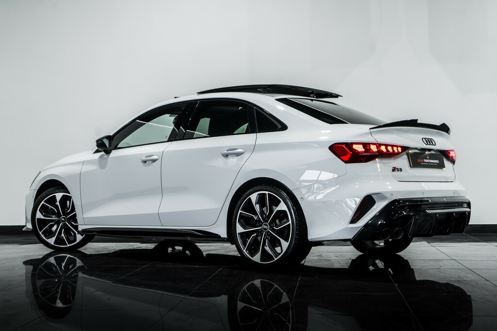 Audi S3 Saloon 2.0 Tfsi Black Edition 202424 FV24YZP White #4