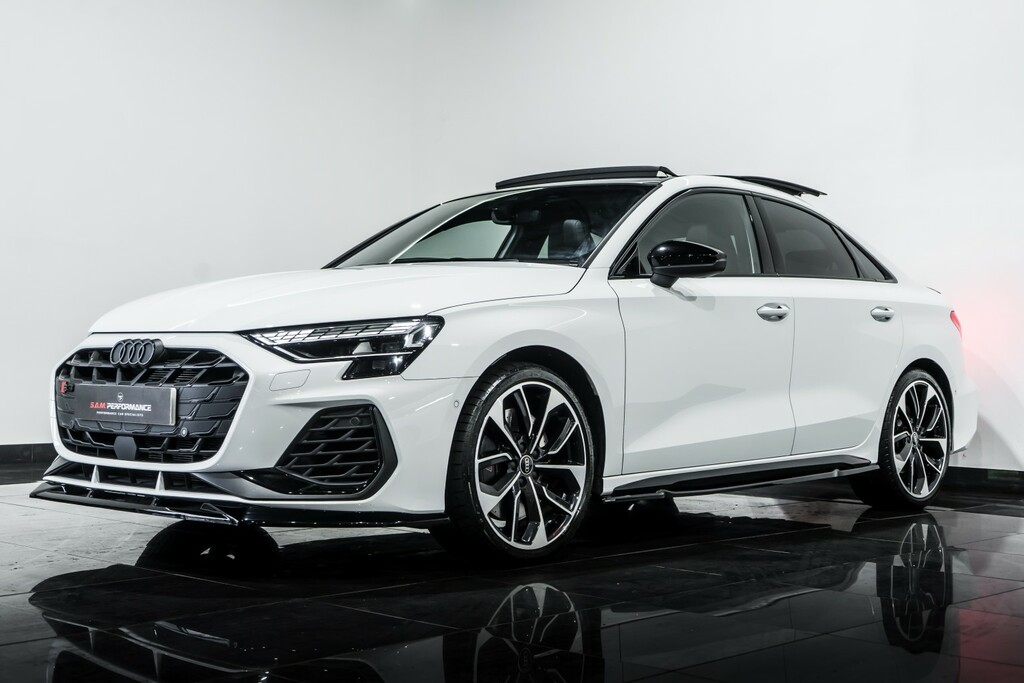 Audi S3 Saloon 2.0 Tfsi Black Edition 202424 FV24YZP White #5