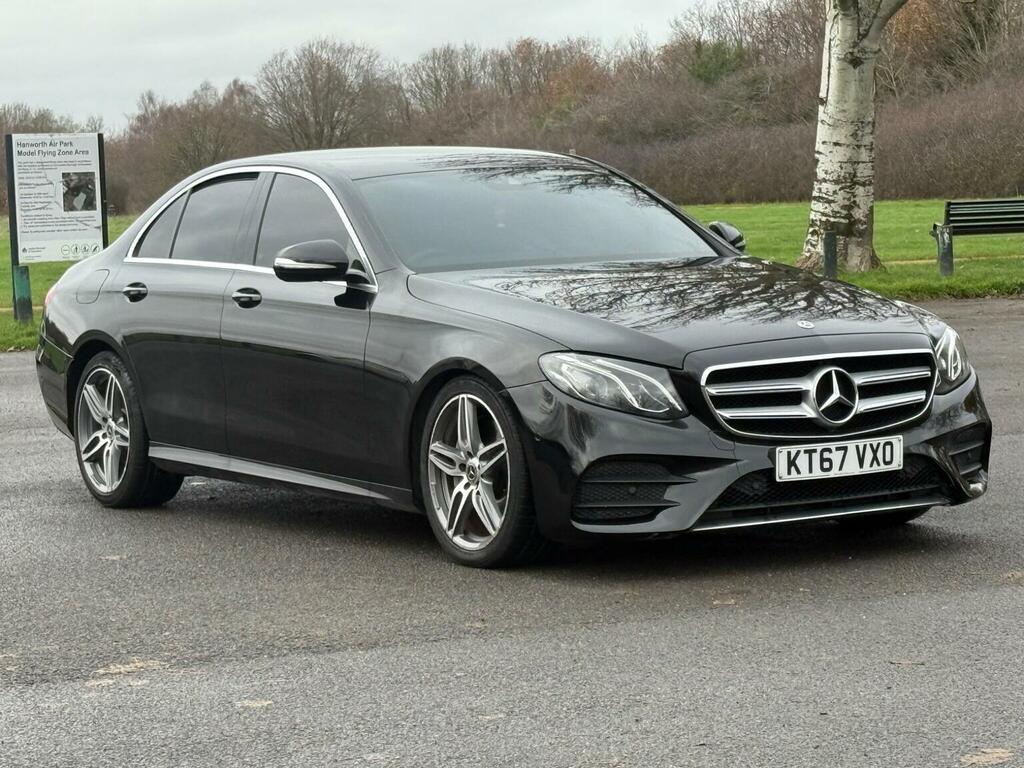 Mercedes-Benz E Class Saloon 2.0 E220d Amg Line G-tronic Euro 6 Ss 4 KT67VXO Black #4