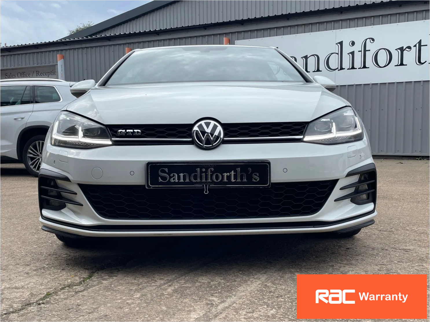 Volkswagen Golf 2.0 Tdi Bluemotion Tech Gtd Hatchback D YD67OCC White #2