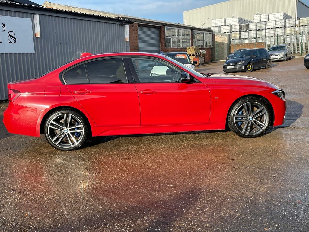 BMW 3 Series 3.0 335D M Sport Shadow Edition Saloon NL18VFD Red #4