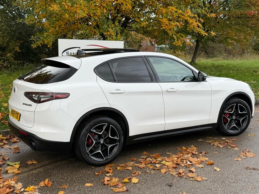 Alfa Romeo Stelvio 2.0T Ti Q4 Awd Euro 6 Ss White #4