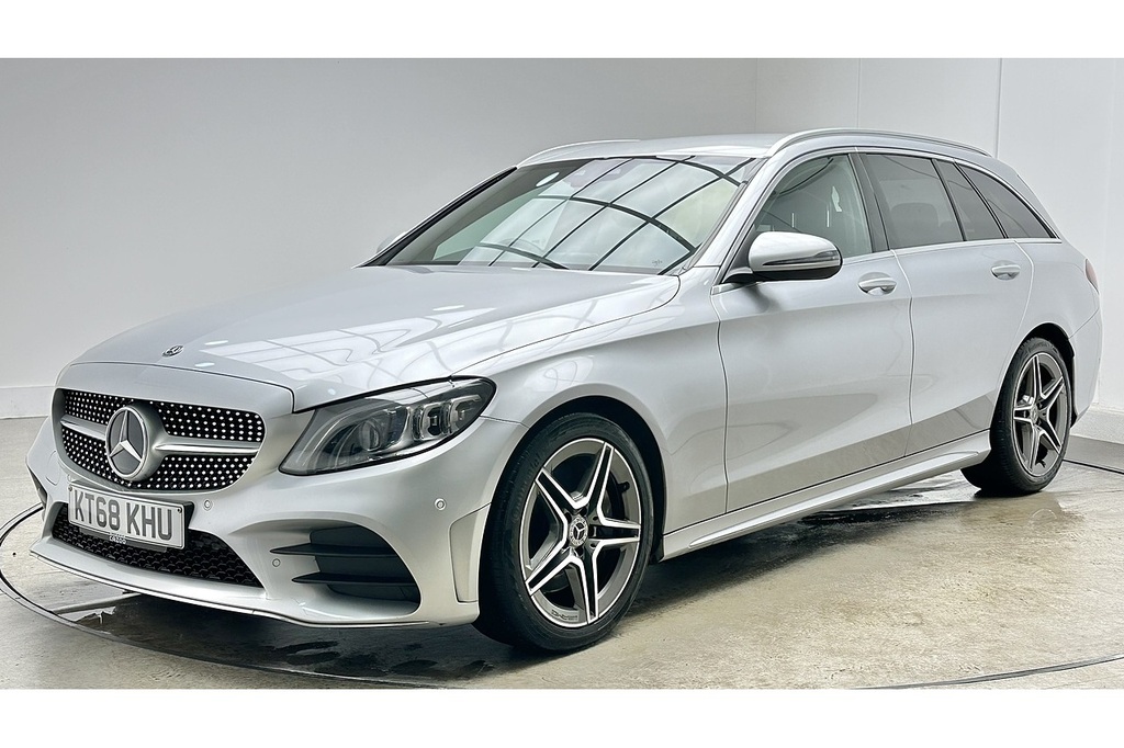 Mercedes-Benz C Class C300d Amg Line KT68KHU Silver #6