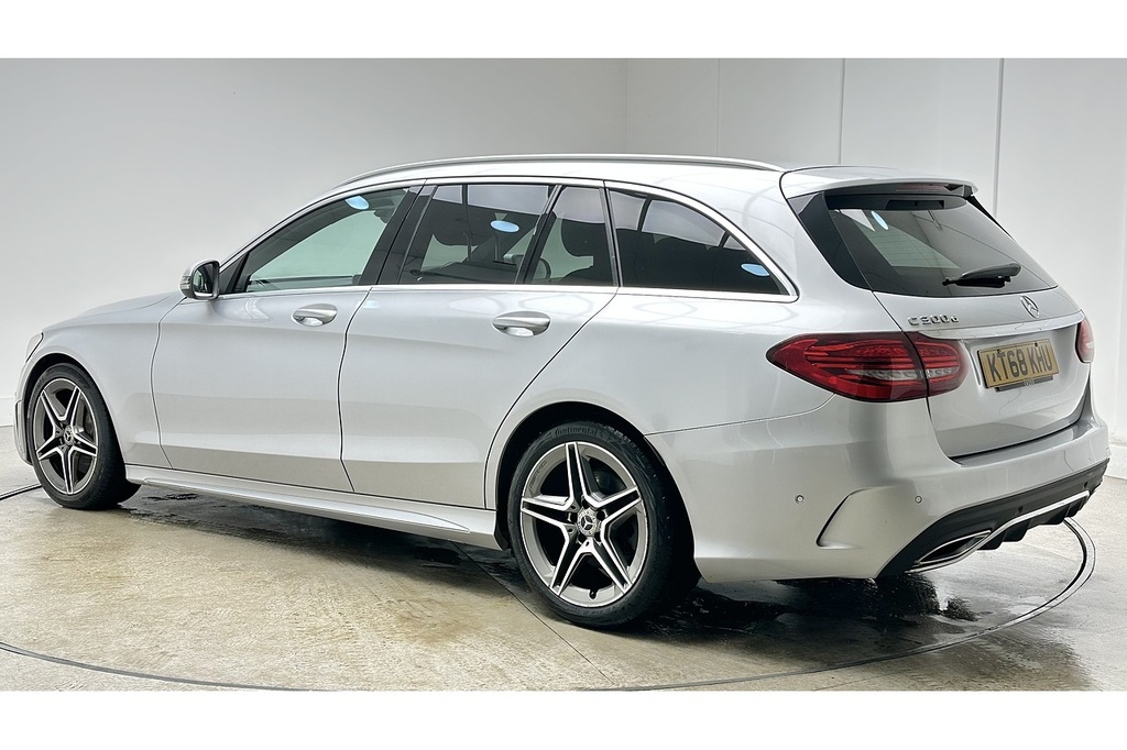 Mercedes-Benz C Class C300d Amg Line KT68KHU Silver #4