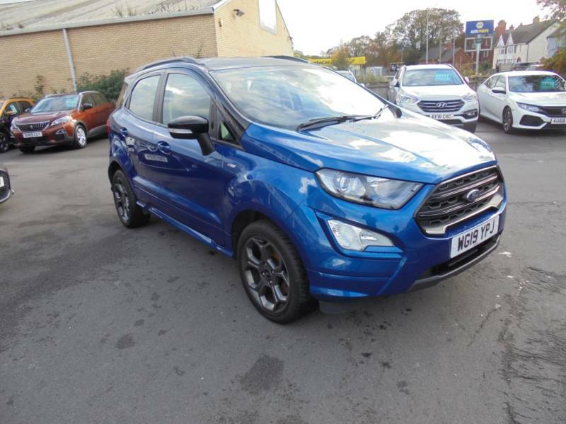 Ford Ecosport 1.0 Ecoboost St-line - 2019 19 WG19YPJ Blue #5