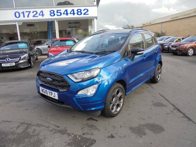 Ford Ecosport 1.0 Ecoboost St-line - 2019 19 WG19YPJ Blue #2