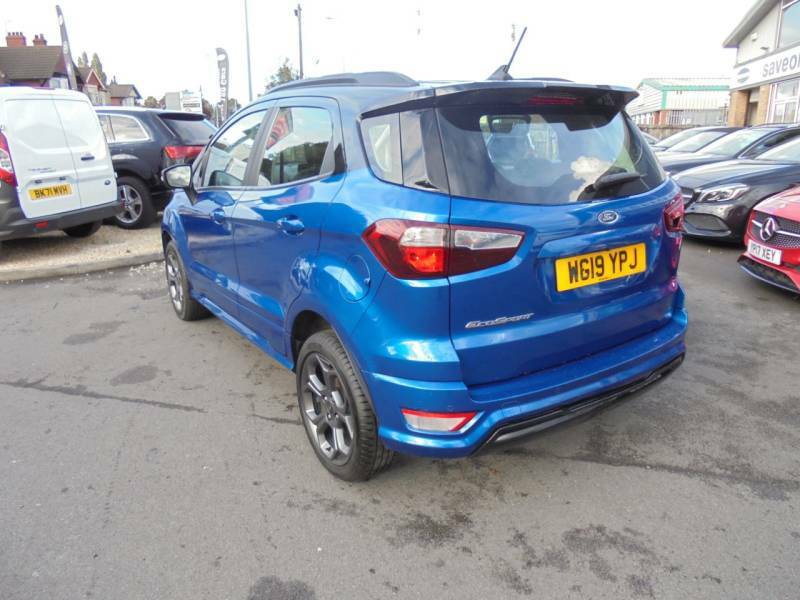Ford Ecosport 1.0 Ecoboost St-line - 2019 19 WG19YPJ Blue #3