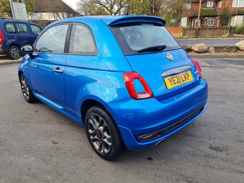 Fiat 500 1.0 Mild Hybrid Sport - 2021 21 YE21LKP Blue #5