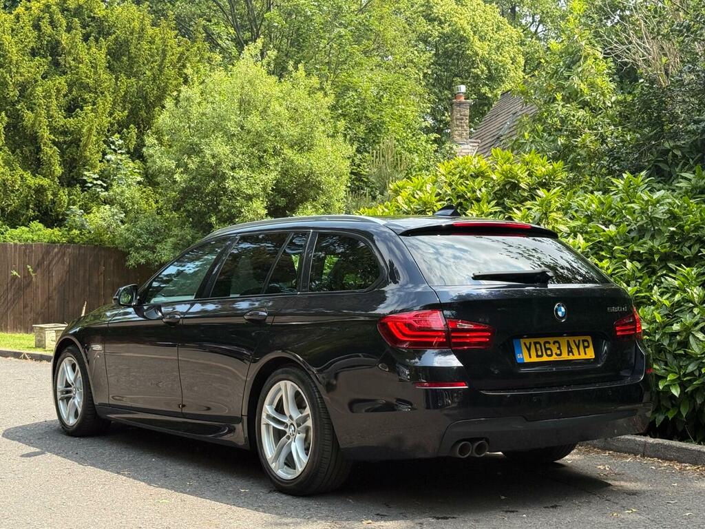 BMW 5 Series 2.0 520D M Sport Touring 2013 YD63AYP Black #5