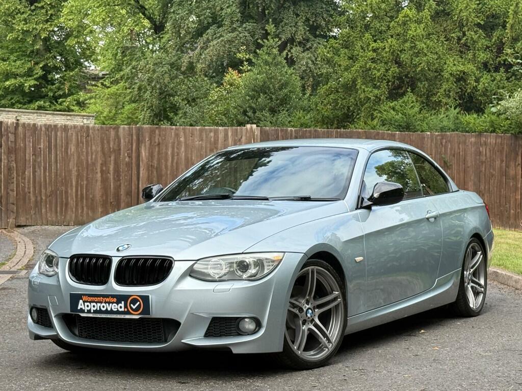 BMW 3 Series 2.0 320D Sport Plus Edition Convertible 2012 SJ12VFN Blue #3