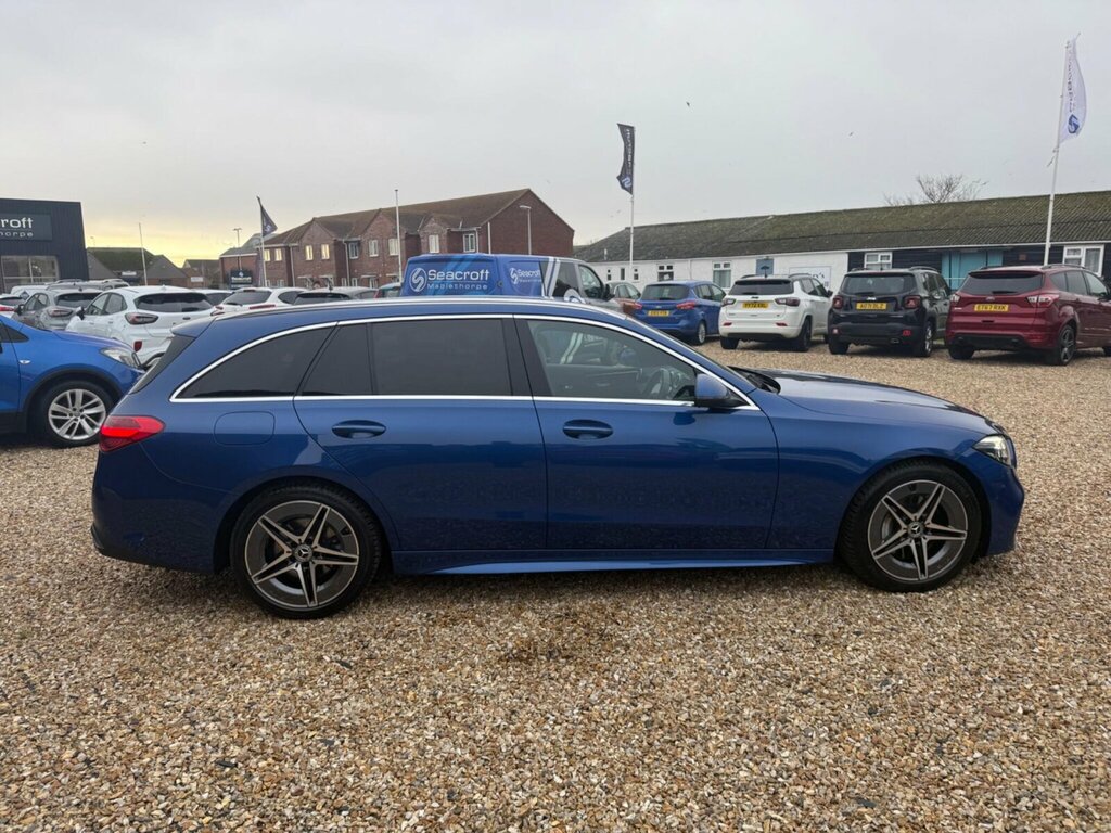 Mercedes-Benz C Class 2.0 C300dh Mhev Amg Line G-tronic Euro 6 Ss PX22YUA Blue #6