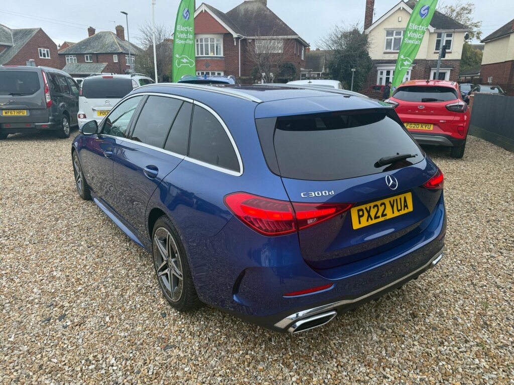 Mercedes-Benz C Class 2.0 C300dh Mhev Amg Line G-tronic Euro 6 Ss PX22YUA Blue #2