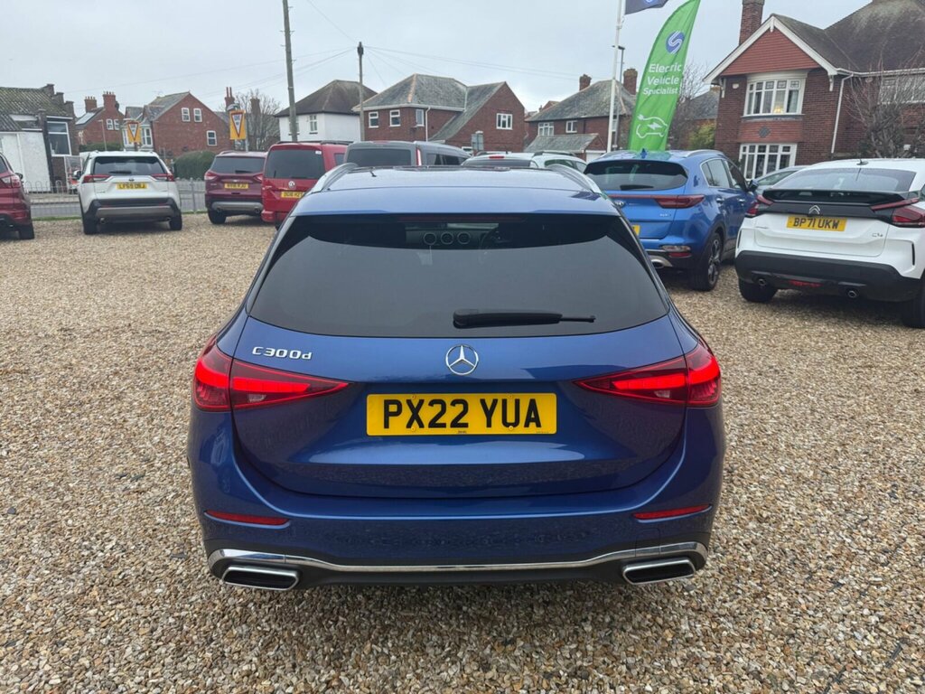 Mercedes-Benz C Class 2.0 C300dh Mhev Amg Line G-tronic Euro 6 Ss PX22YUA Blue #3