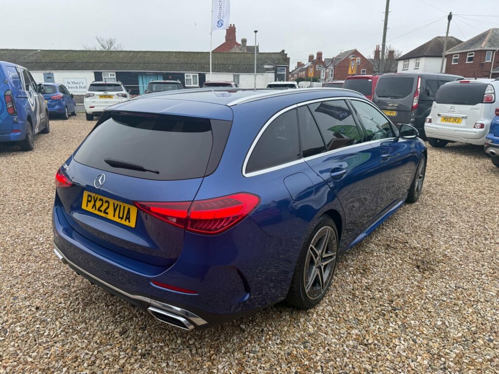 Mercedes-Benz C Class 2.0 C300dh Mhev Amg Line G-tronic Euro 6 Ss PX22YUA Blue #5
