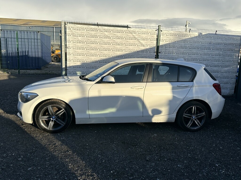 BMW 1 Series 2.0 116D Sport 5-Door 201262 NV62EKD White #4