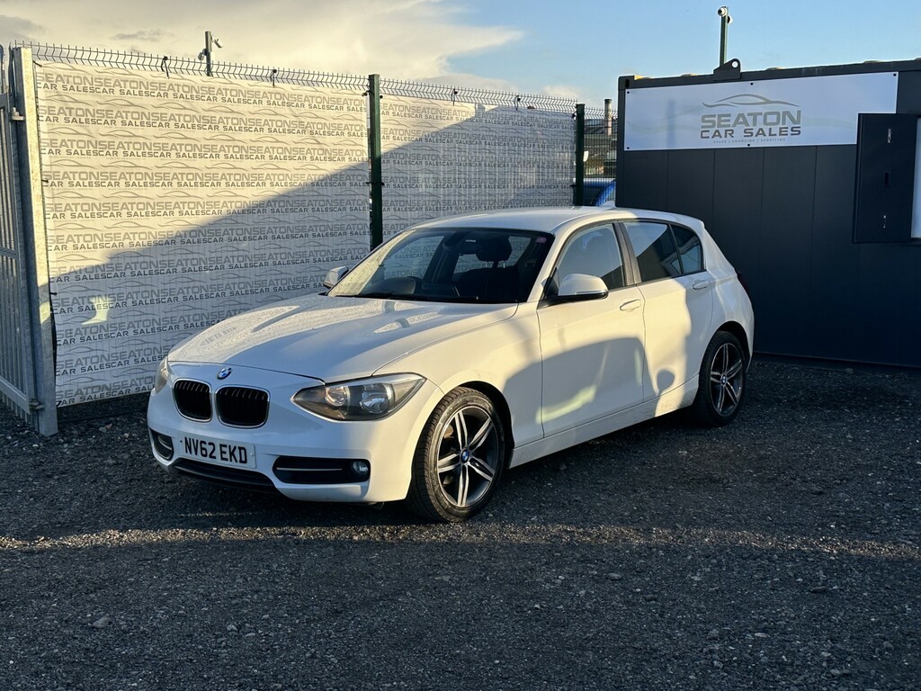 BMW 1 Series 2.0 116D Sport 5-Door 201262 NV62EKD White #5
