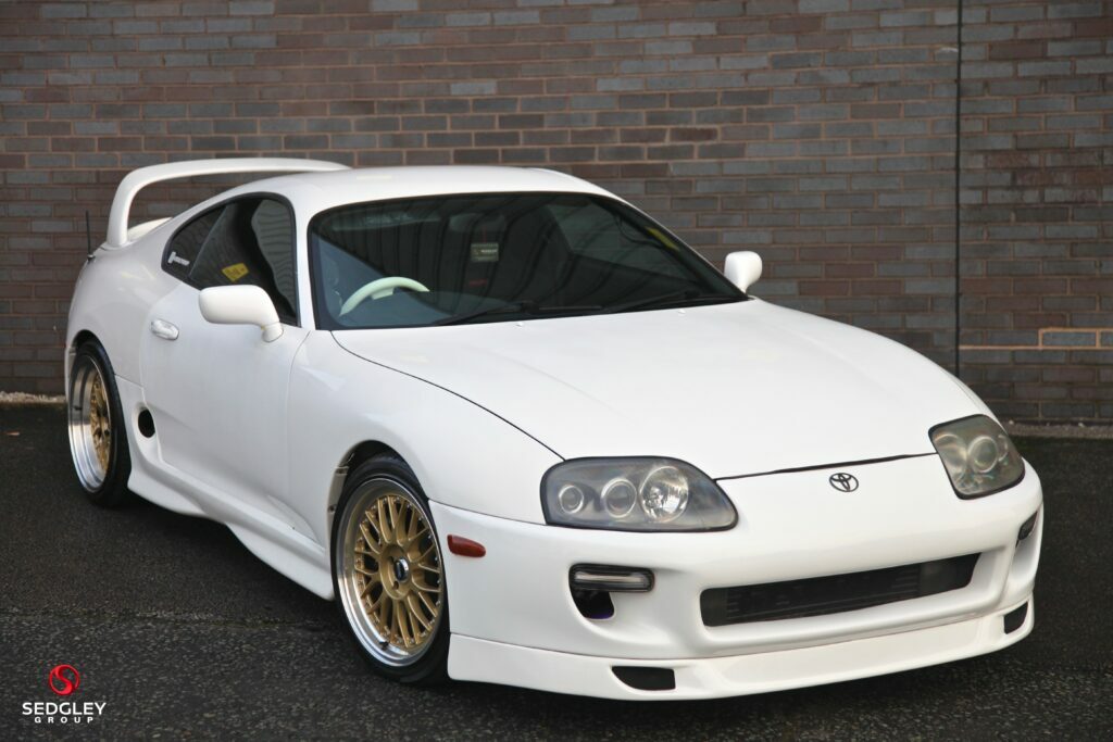 Toyota Supra 3.0 Turbo White #2