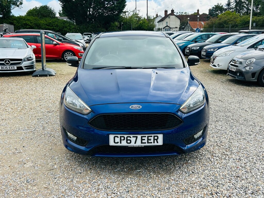 Ford Focus 1.0T Ecoboost St-line Hatchback CP67EER Blue #4
