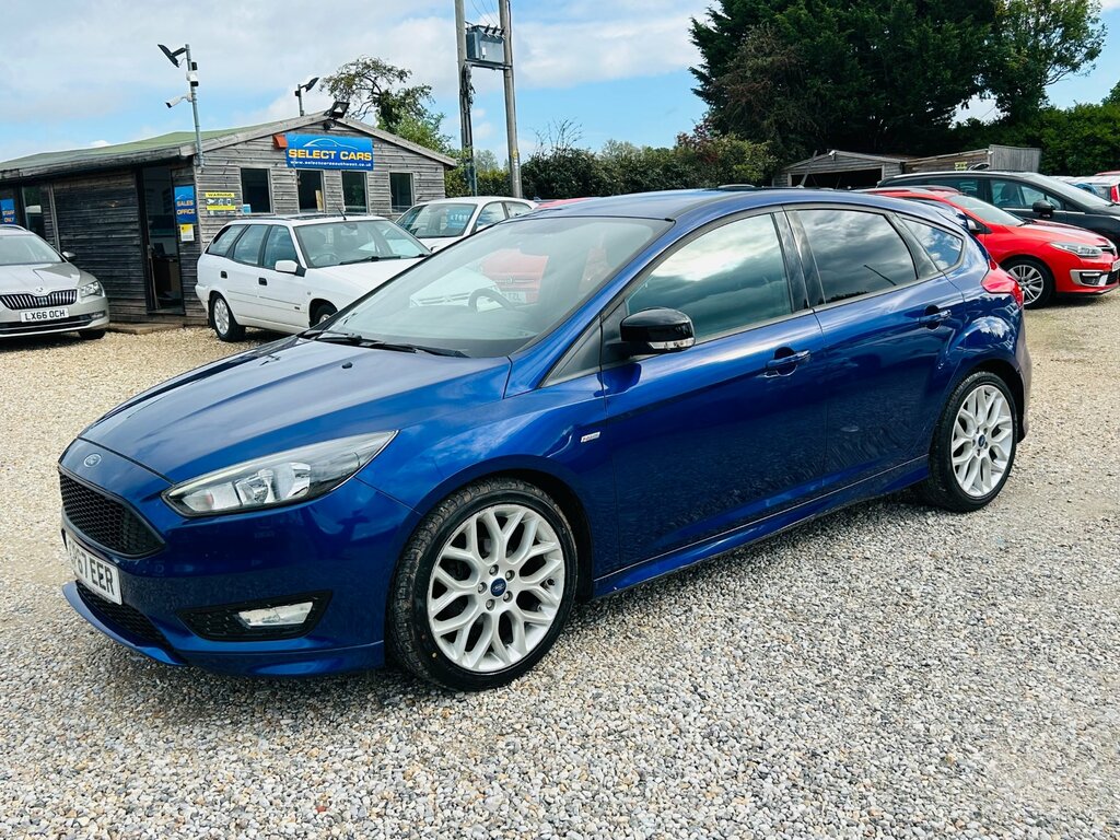 Ford Focus 1.0T Ecoboost St-line Hatchback CP67EER Blue #5