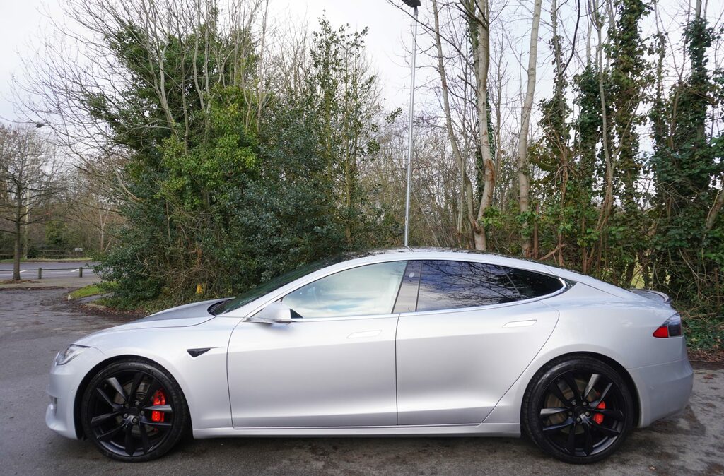 Tesla Model S P100dl Dual Motor ML68YCC Silver #2