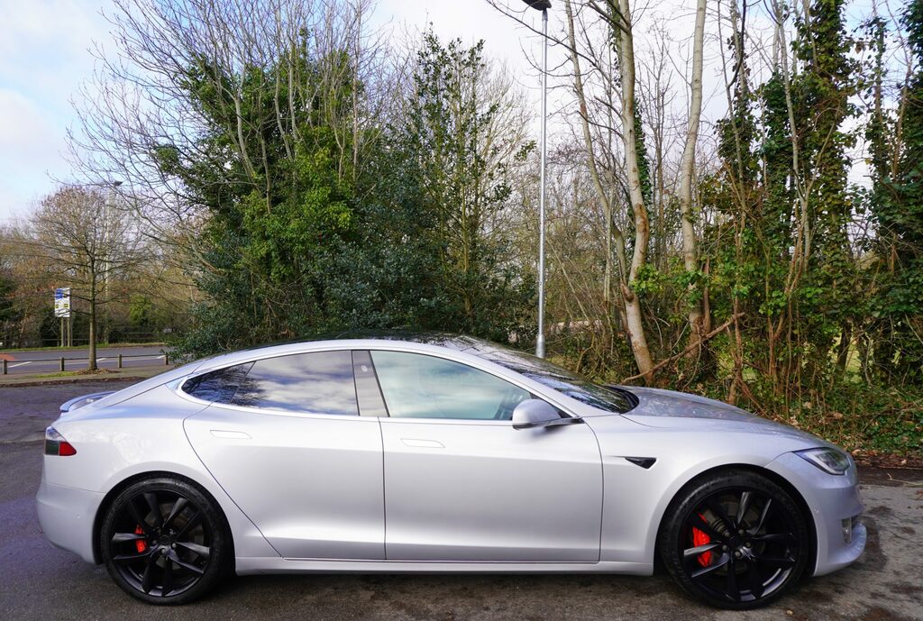 Tesla Model S P100dl Dual Motor ML68YCC Silver #6