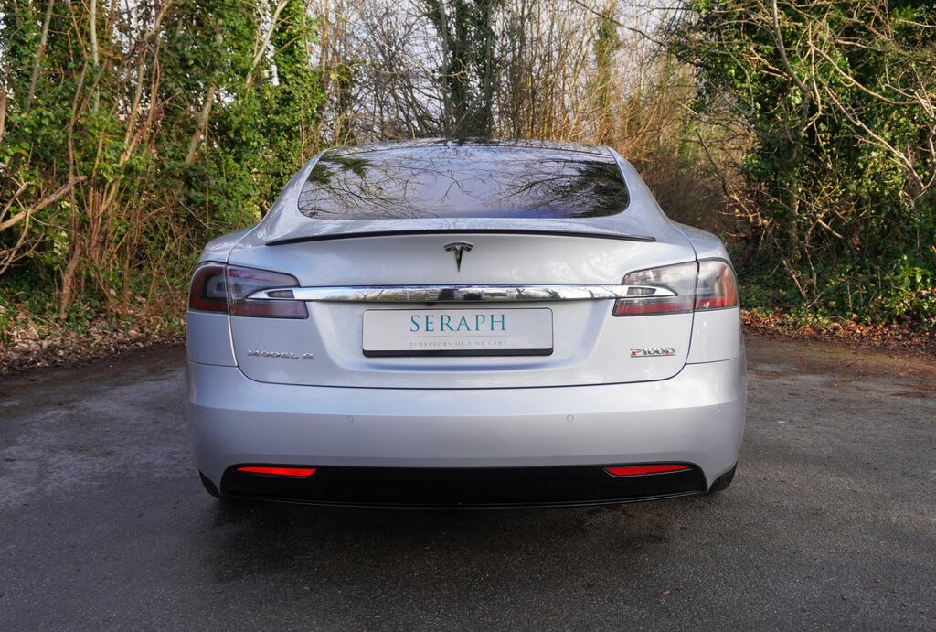 Tesla Model S P100dl Dual Motor ML68YCC Silver #4