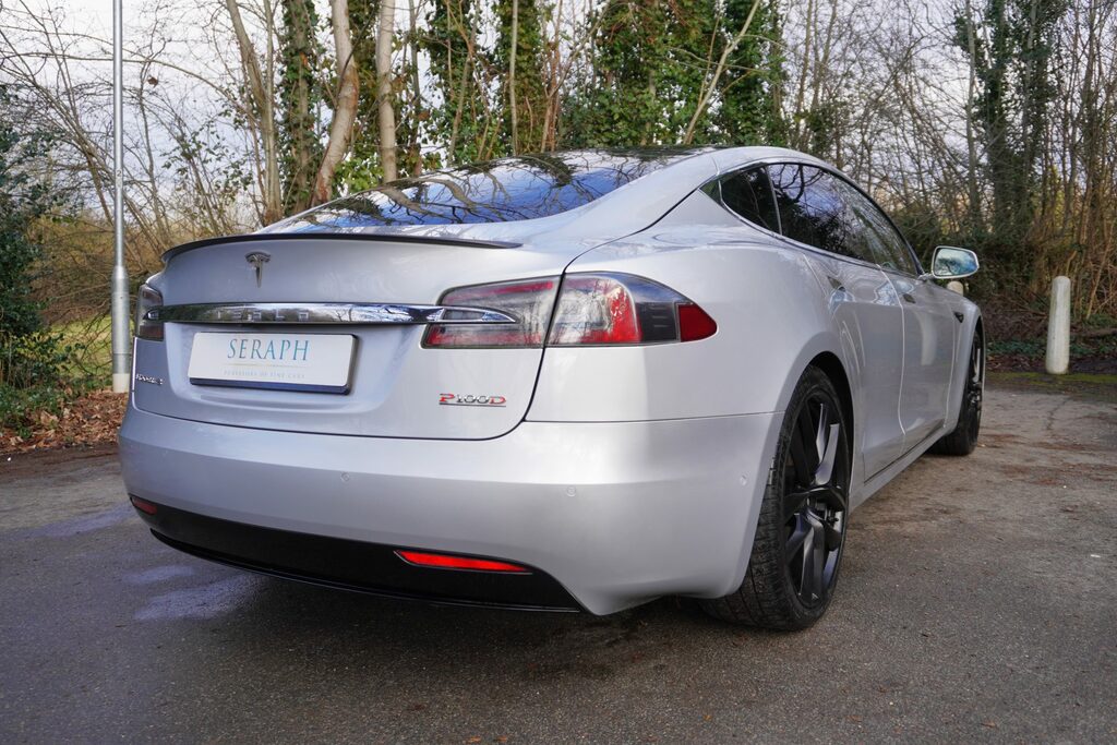 Tesla Model S P100dl Dual Motor ML68YCC Silver #5