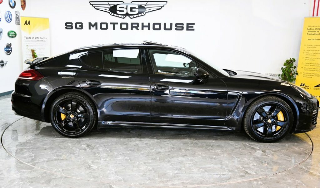 Porsche Panamera 4L Turbo S Black #4
