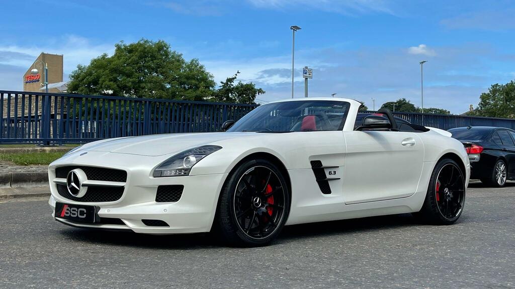 Mercedes-Benz SLS 6.2 63 V8 Amg Roadster Spds Dct Euro 5 White #6