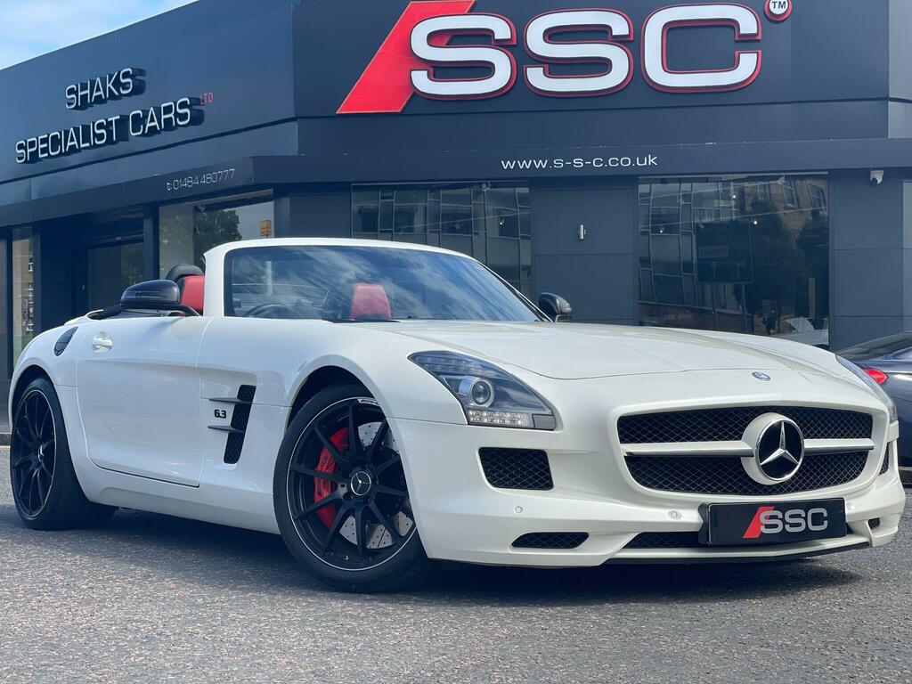 Mercedes-Benz SLS 6.2 63 V8 Amg Roadster Spds Dct Euro 5 White #1