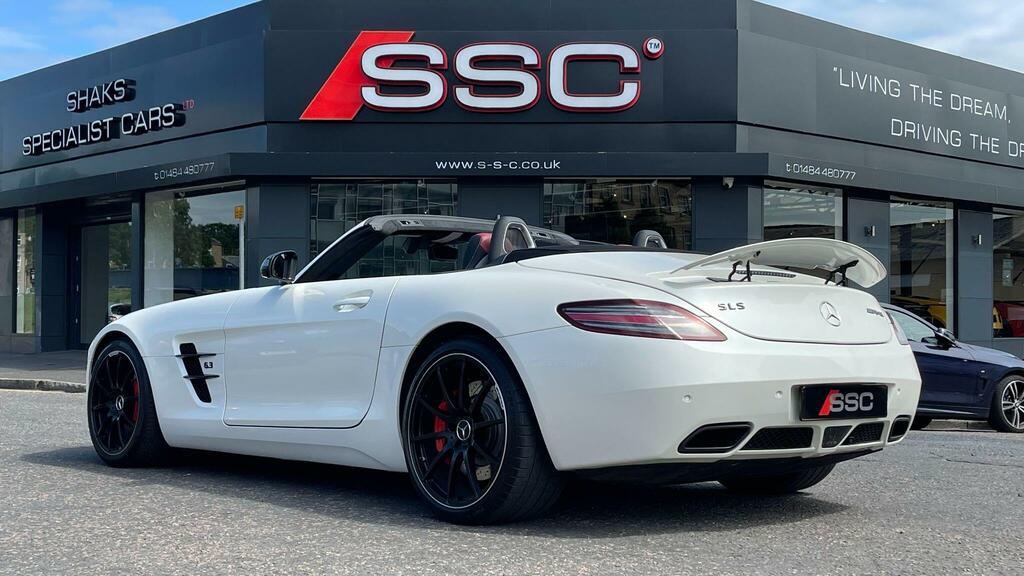Mercedes-Benz SLS 6.2 63 V8 Amg Roadster Spds Dct Euro 5 White #2