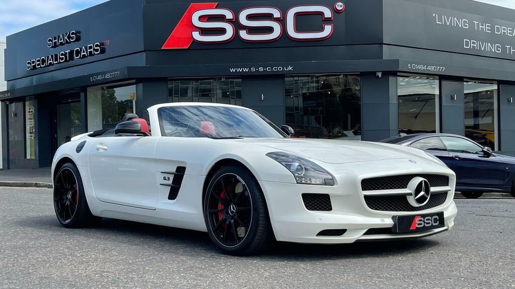 Mercedes-Benz SLS 6.2 63 V8 Amg Roadster Spds Dct Euro 5 White #4