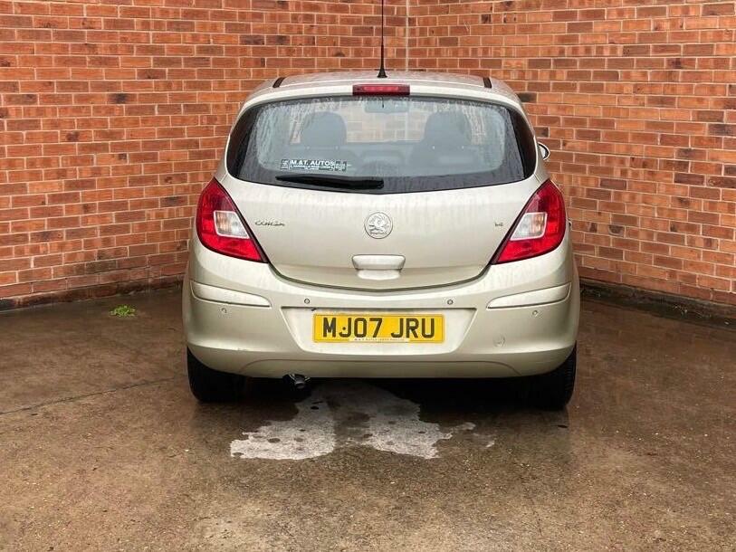 Vauxhall Corsa 1.4I 16V Design Ac MJ07JRU Gold #5