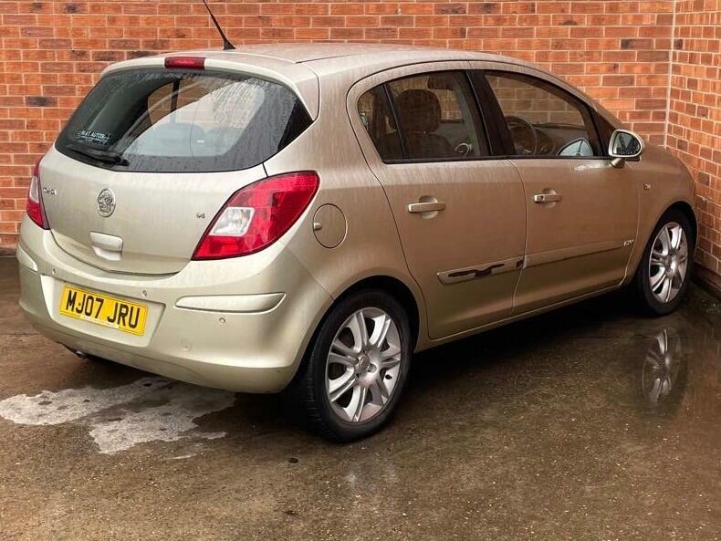 Vauxhall Corsa 1.4I 16V Design Ac MJ07JRU Gold #6