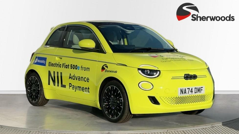 Fiat 500E 42Kwh La Prima Hatchback 118 Ps Green
