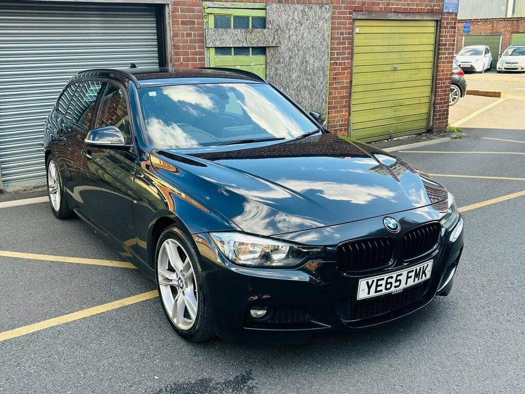 BMW 3 Series 2.0 320D M Sport Touring Euro 6 Ss YE65FMK Black #2