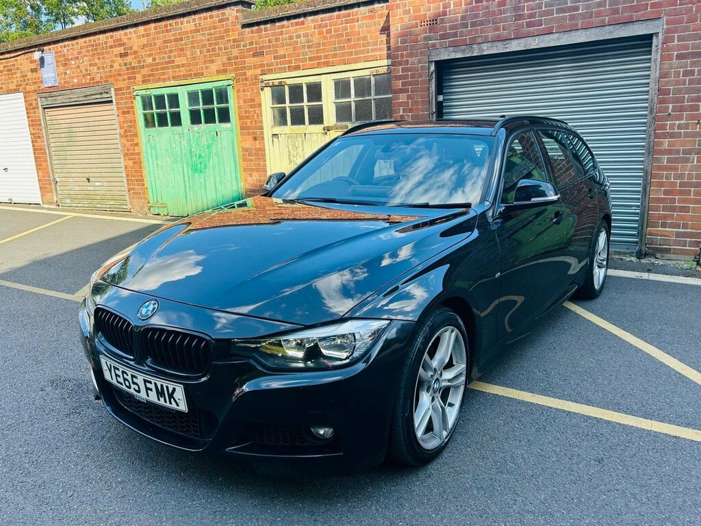 BMW 3 Series 2.0 320D M Sport Touring Euro 6 Ss YE65FMK Black #5