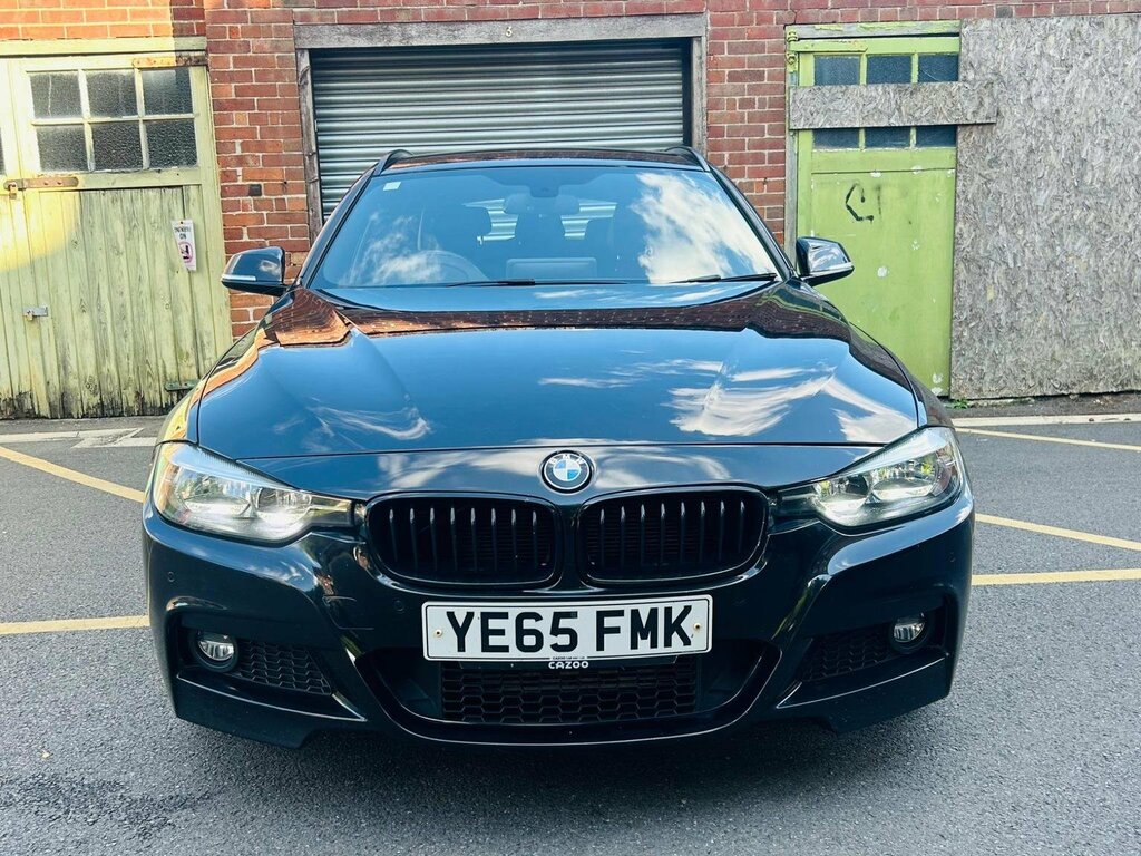 BMW 3 Series 2.0 320D M Sport Touring Euro 6 Ss YE65FMK Black #3