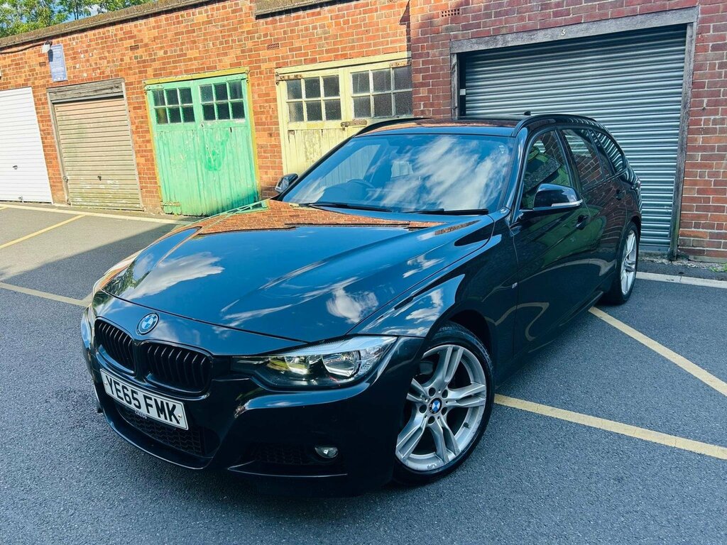 BMW 3 Series 2.0 320D M Sport Touring Euro 6 Ss YE65FMK Black #6