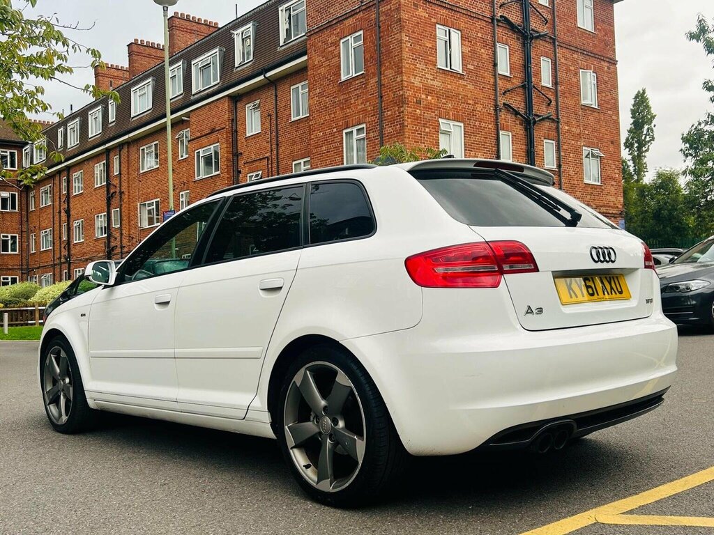 Audi A3 1.8 Tfsi Black Edition Sportback S Tronic Euro 5 5 KY61AXU White #5