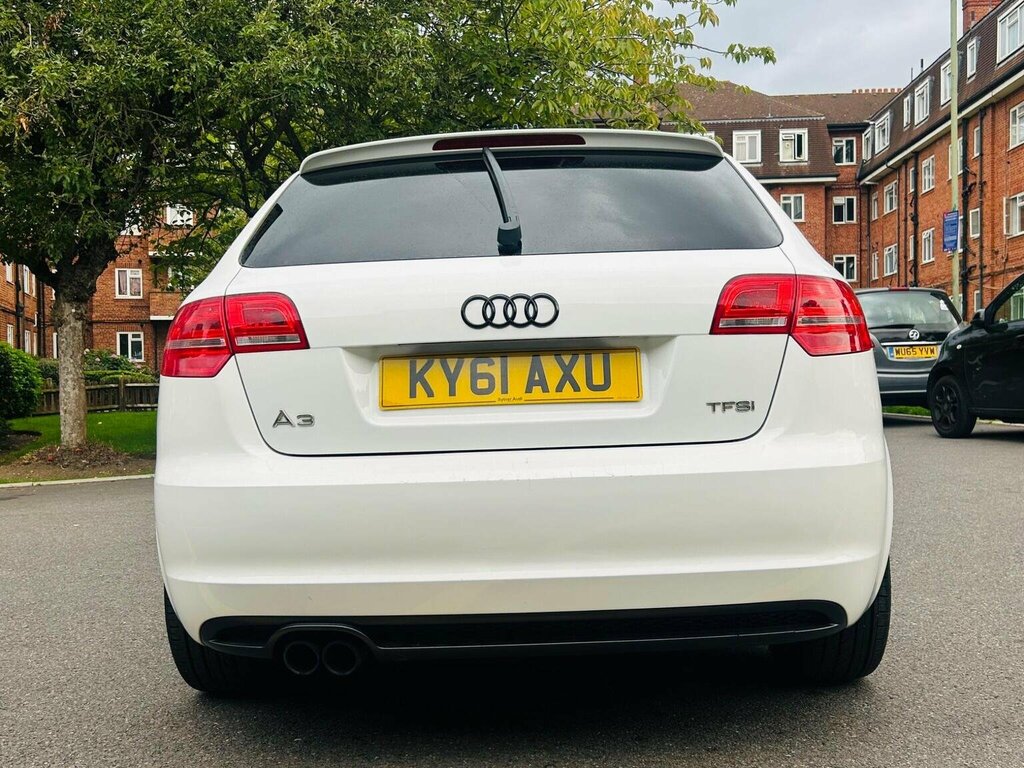 Audi A3 1.8 Tfsi Black Edition Sportback S Tronic Euro 5 5 KY61AXU White #6