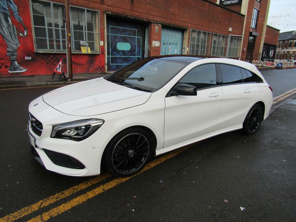 Mercedes-Benz CLA Class 2.0 Cla220 Amg Line Night Edition Plus Shooting White #6
