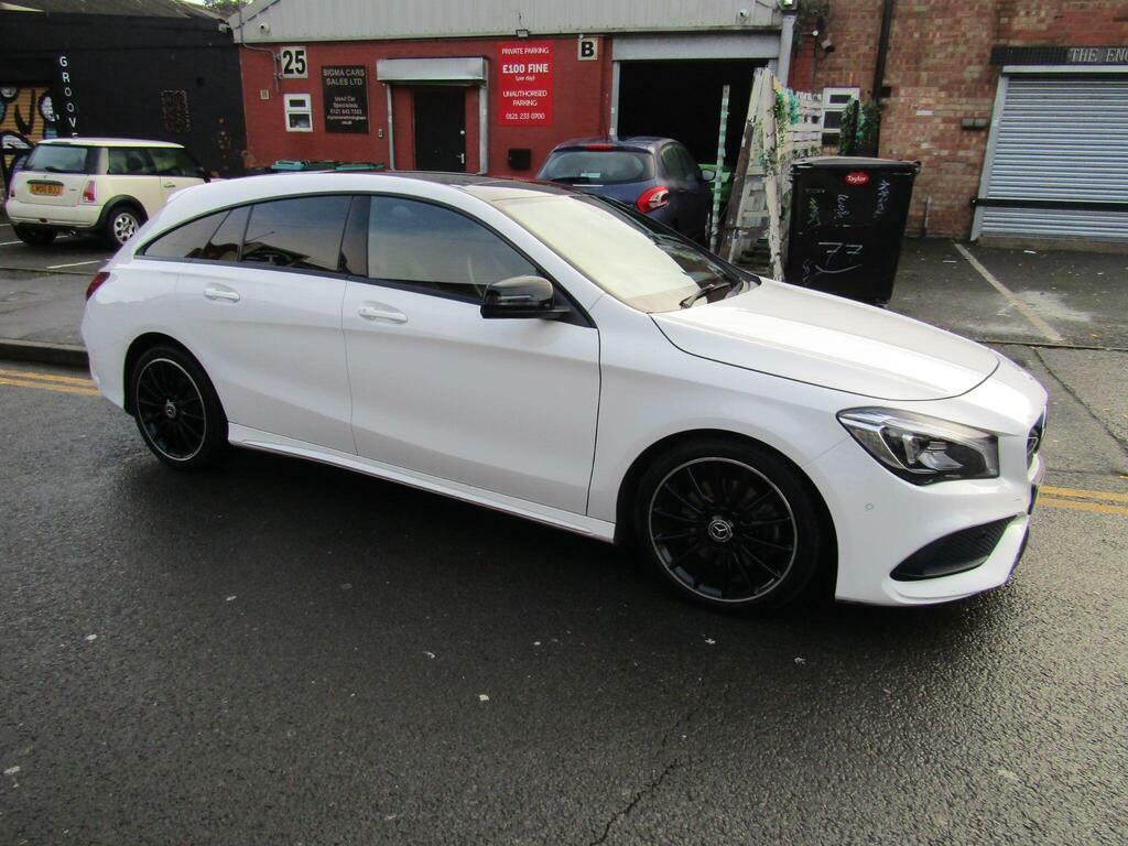 Mercedes-Benz CLA Class 2.0 Cla220 Amg Line Night Edition Plus Shooting White #5