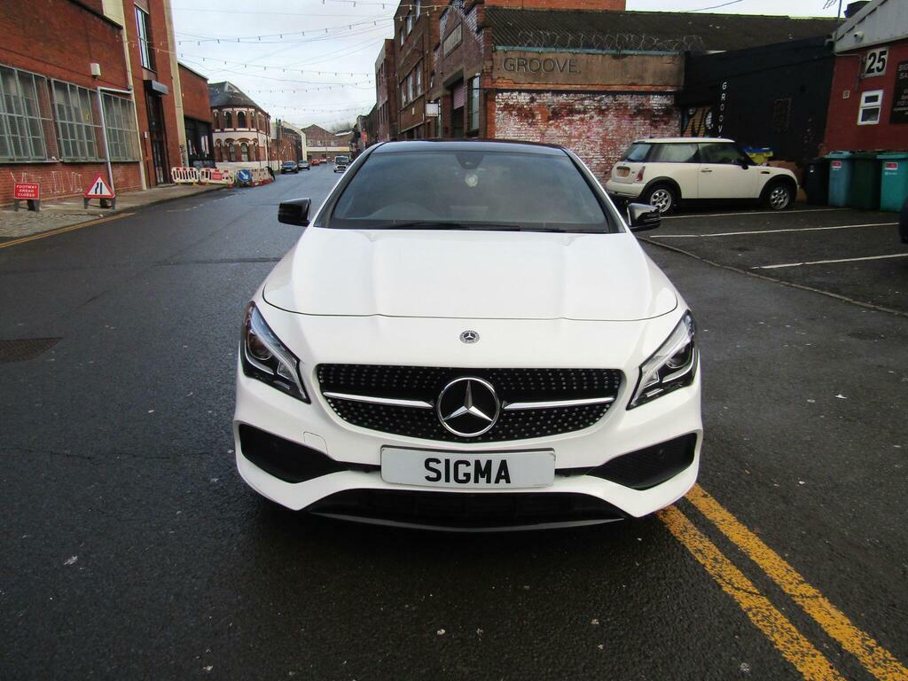 Mercedes-Benz CLA Class 2.0 Cla220 Amg Line Night Edition Plus Shooting White #2